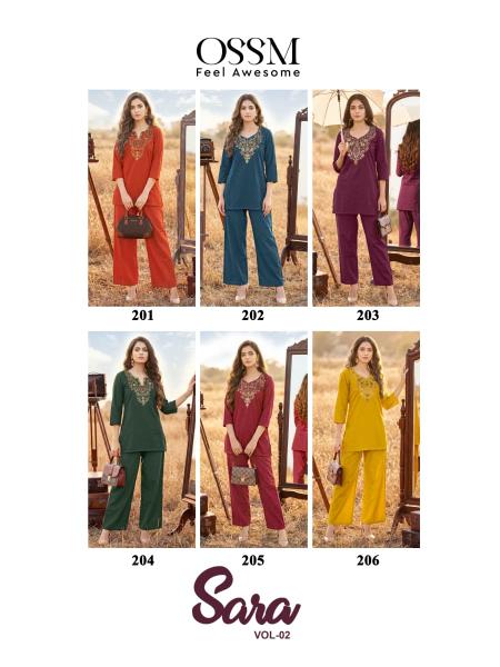 Ossm sara vol 2 coord set wholesale cloth market in surat with price list